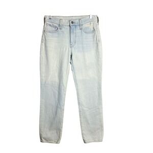 Madewell Midrise Perfect Vintage Jeans Ankle Crop Size 26 Fitzgerald‎ Light Wash